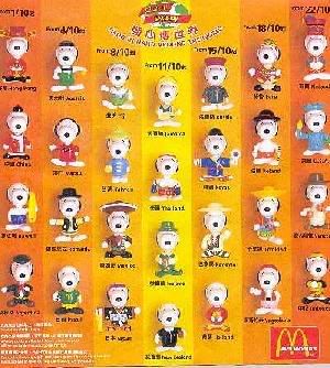 mcdonald snoopy 1998